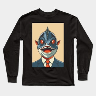 Piranha Man Long Sleeve T-Shirt